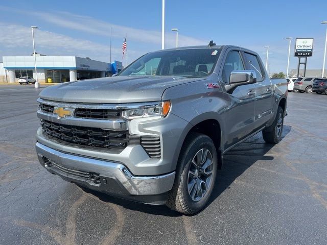 2026 Chevrolet Silverado 1500 LT in Sterling Gray Metallic — front three-quarter view