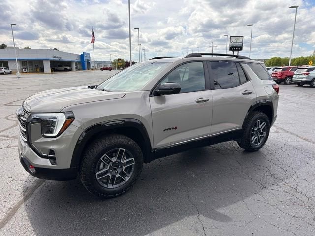 2026 GMC Terrain AT4 in Riverstone Metallic — front three-quarter view