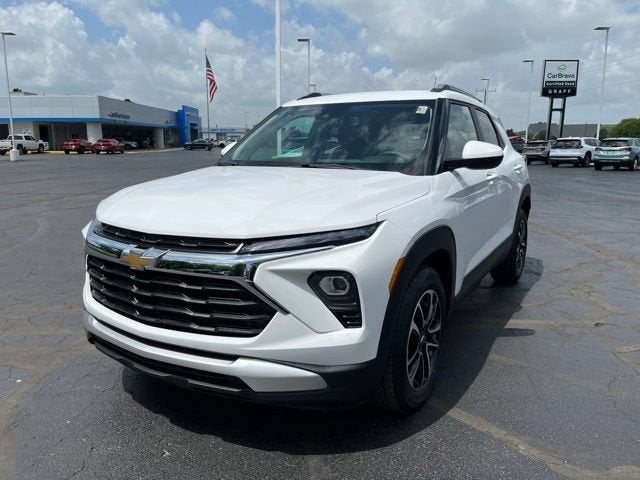 2026 Chevrolet Trailblazer LT in Summit White — front three-quarter view